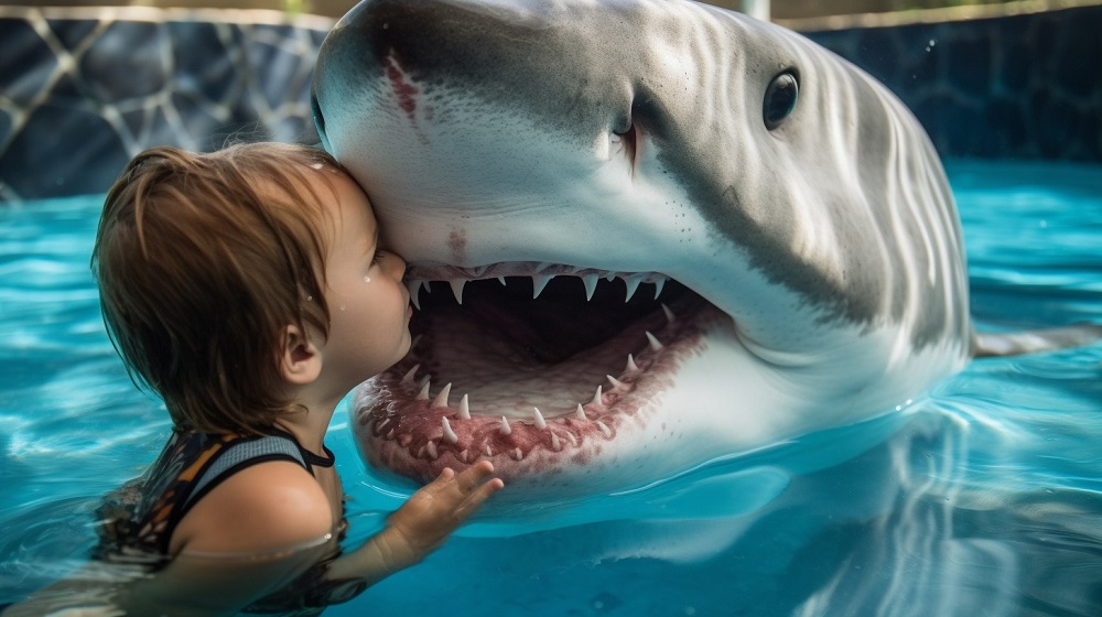 Family friendly shark petting zoo in Florida.