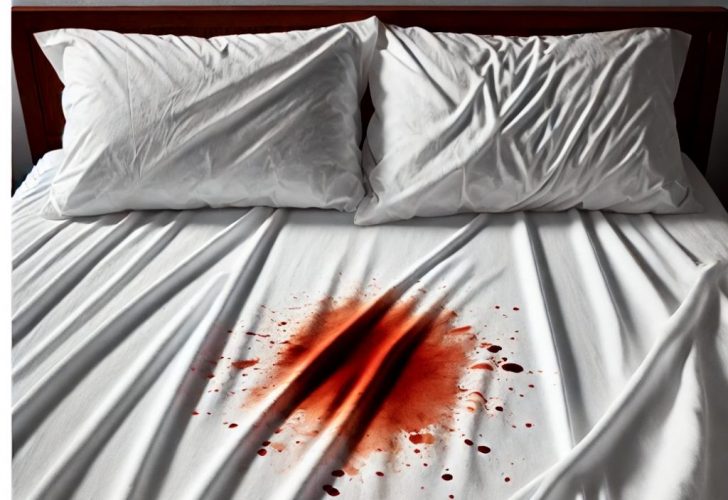 How to get blood out of sheets?
